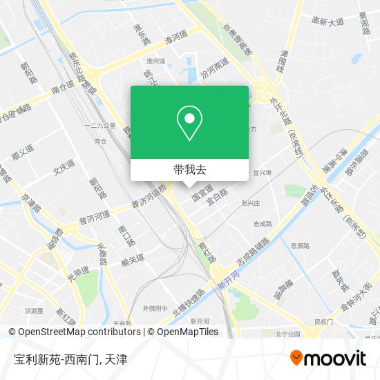 宝利新苑-西南门地图