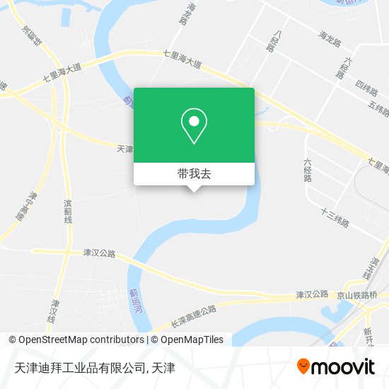 天津迪拜工业品有限公司地图