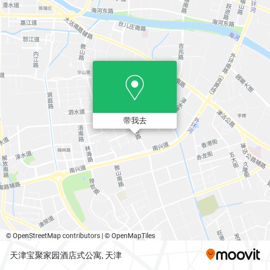 天津宝聚家园酒店式公寓地图
