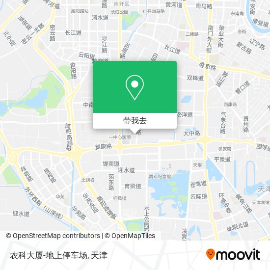 农科大厦-地上停车场地图