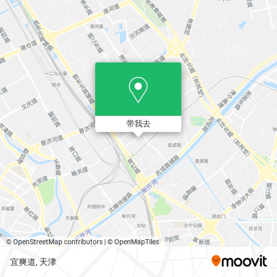 宜爽道地图