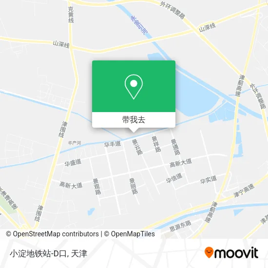 小淀地铁站-D口地图