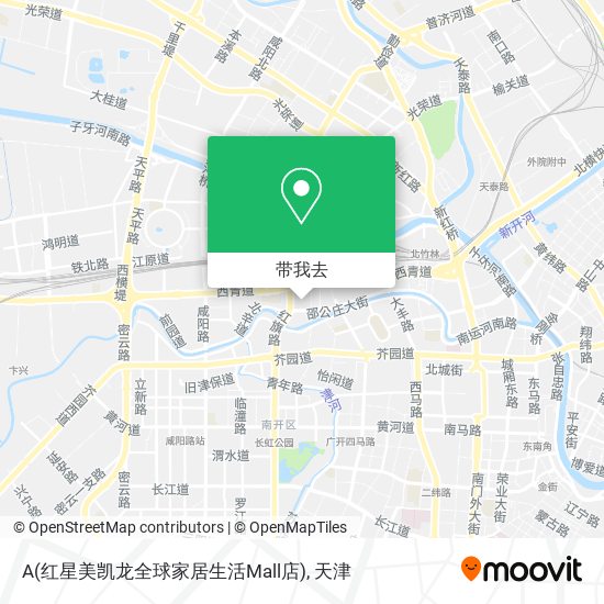 A(红星美凯龙全球家居生活Mall店)地图