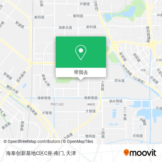 海泰创新基地C区C座-南门地图