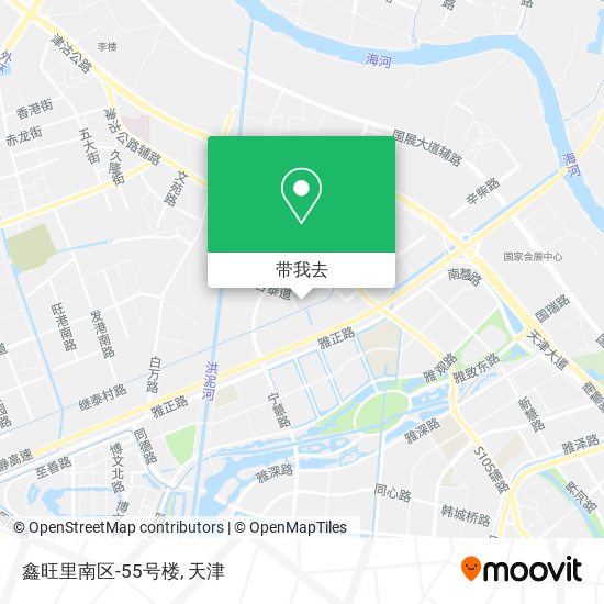 鑫旺里南区-55号楼地图