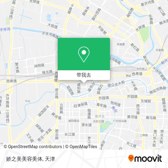 娇之美美容美体地图