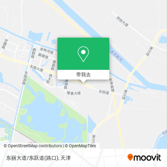 东丽大道/东跃道(路口)地图