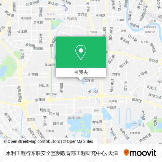 水利工程行东联安全监测教育部工程研究中心地图