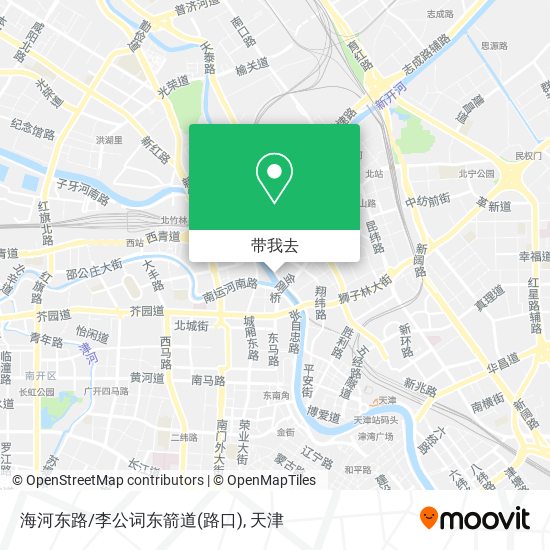 海河东路/李公词东箭道(路口)地图
