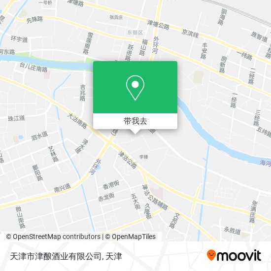 天津市津酿酒业有限公司地图