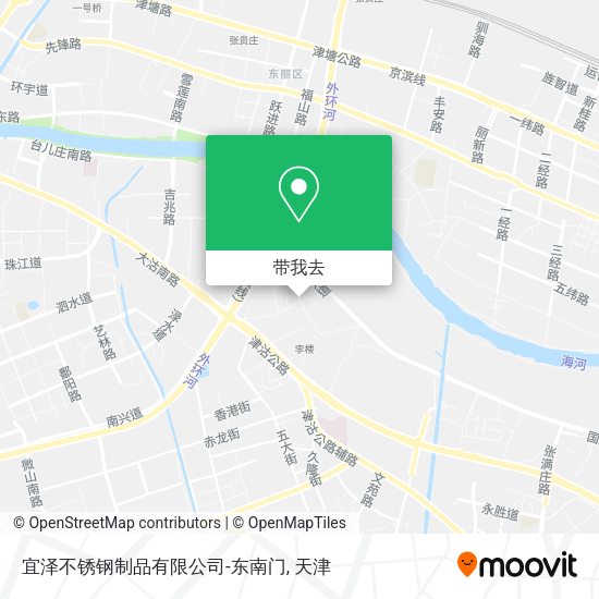 宜泽不锈钢制品有限公司-东南门地图