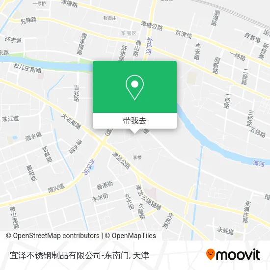 宜泽不锈钢制品有限公司-东南门地图