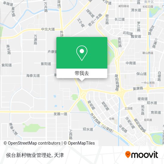 侯台新村物业管理处地图