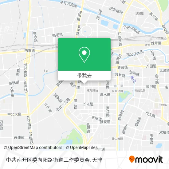 中共南开区委向阳路街道工作委员会地图