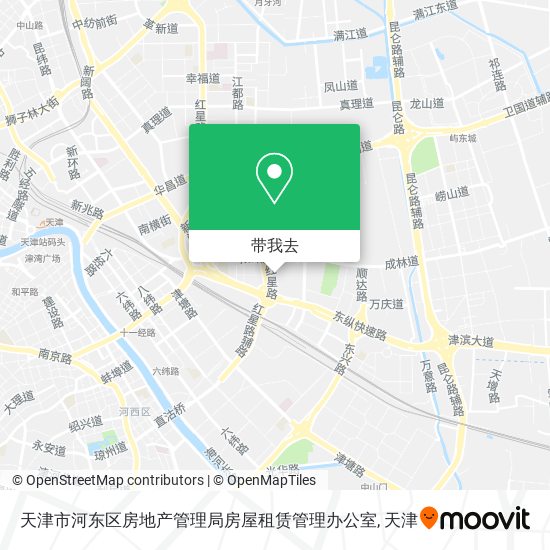 天津市河东区房地产管理局房屋租赁管理办公室地图