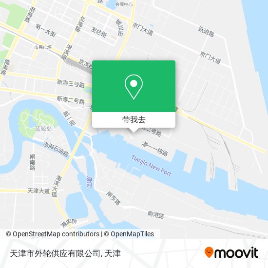 天津市外轮供应有限公司地图