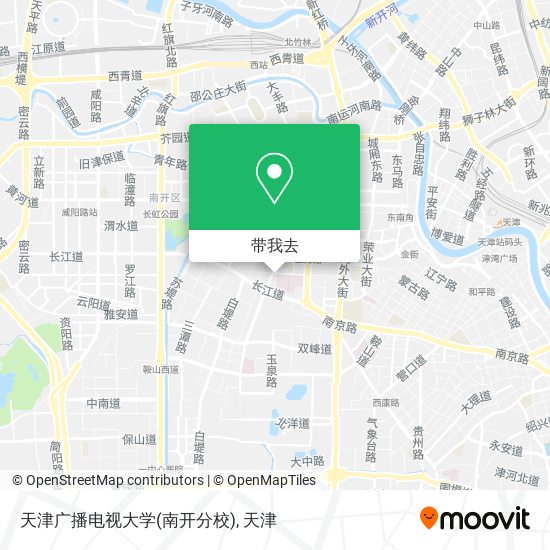 天津广播电视大学(南开分校)地图
