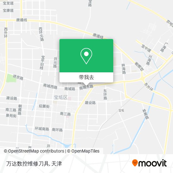 万达数控维修刀具地图