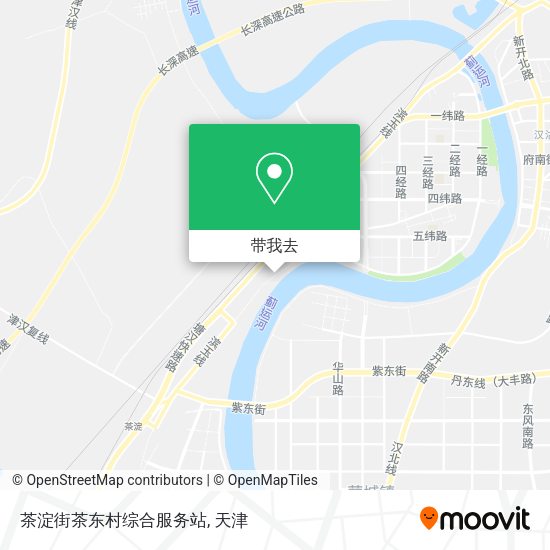茶淀街茶东村综合服务站地图