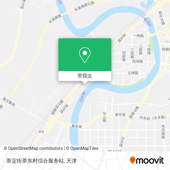 茶淀街茶东村综合服务站地图