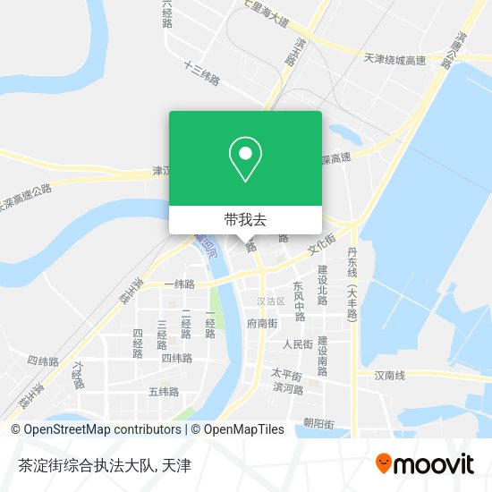 茶淀街综合执法大队地图