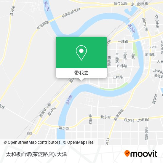 太和板面馆(茶淀路店)地图