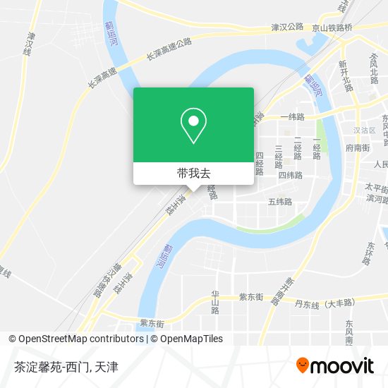 茶淀馨苑-西门地图