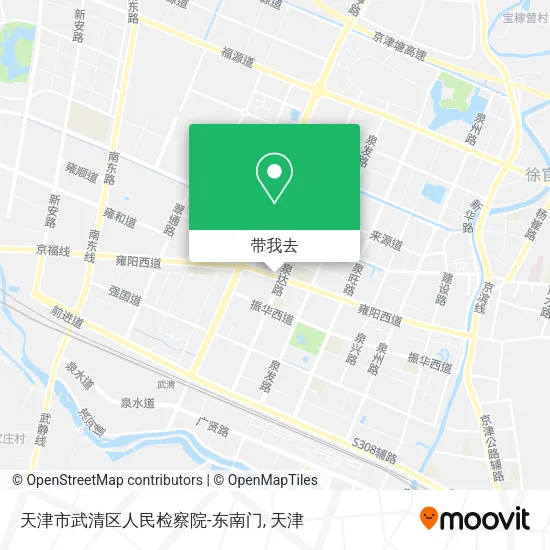 天津市武清区人民检察院-东南门地图