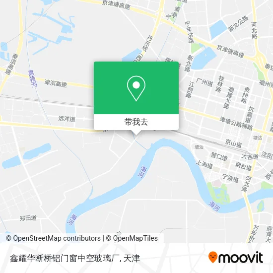 鑫耀华断桥铝门窗中空玻璃厂地图