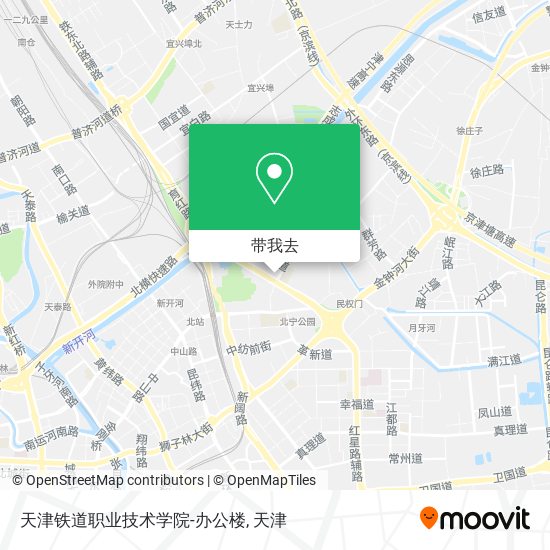 天津铁道职业技术学院-办公楼地图