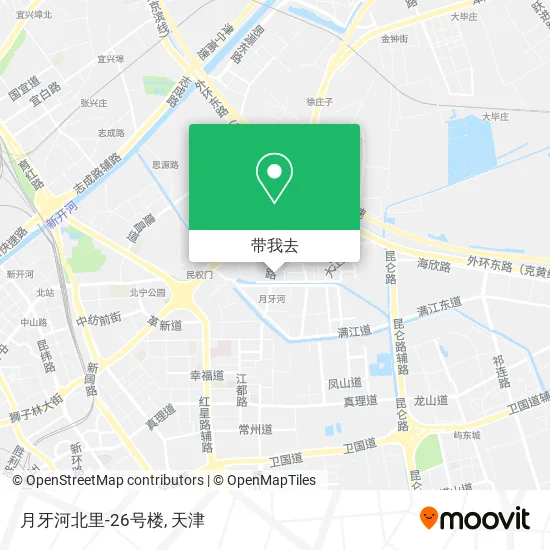 月牙河北里-26号楼地图