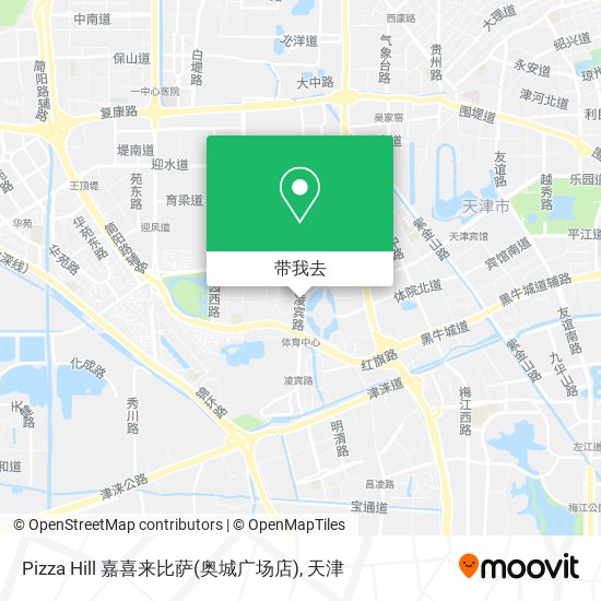 Pizza Hill 嘉喜来比萨(奥城广场店)地图