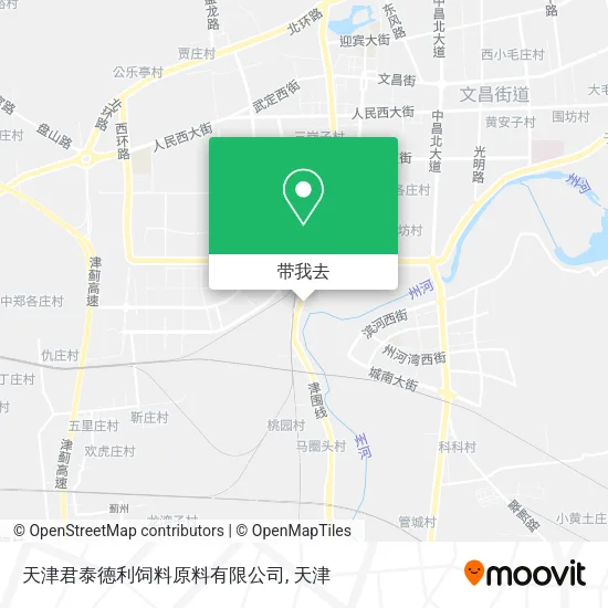 天津君泰德利饲料原料有限公司地图