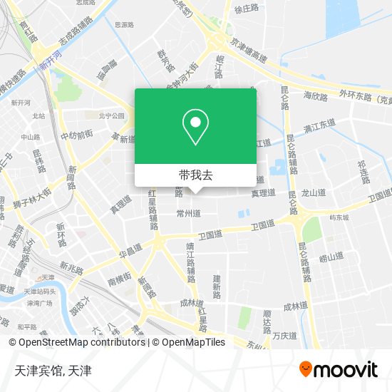 天津宾馆地图