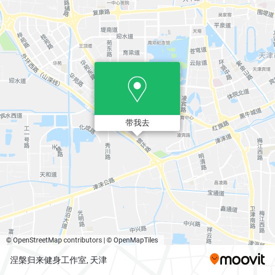 涅槃归来健身工作室地图