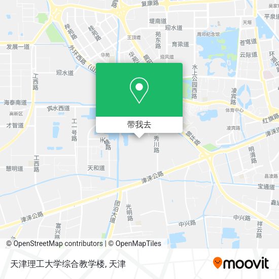 天津理工大学综合教学楼地图