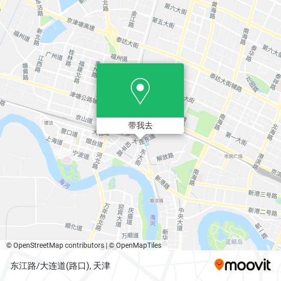 东江路/大连道(路口)地图