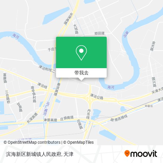 滨海新区新城镇人民政府地图