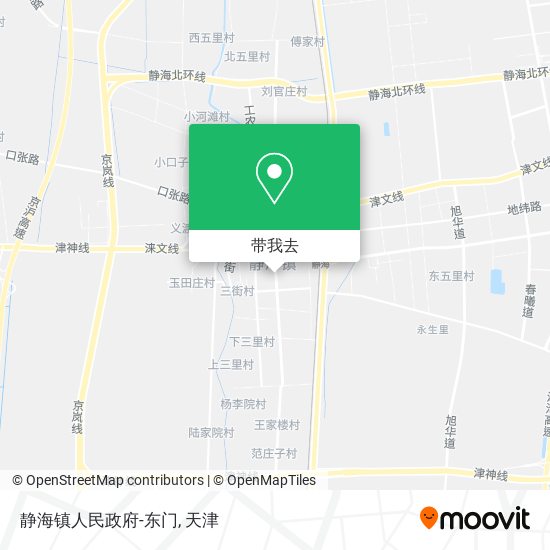 静海镇人民政府-东门地图