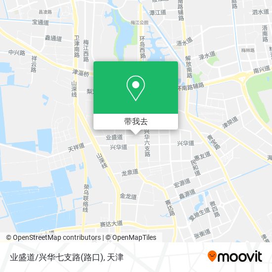 业盛道/兴华七支路(路口)地图