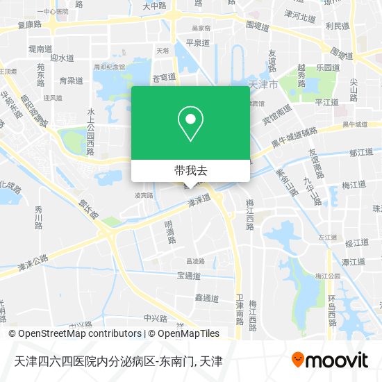 天津四六四医院内分泌病区-东南门地图