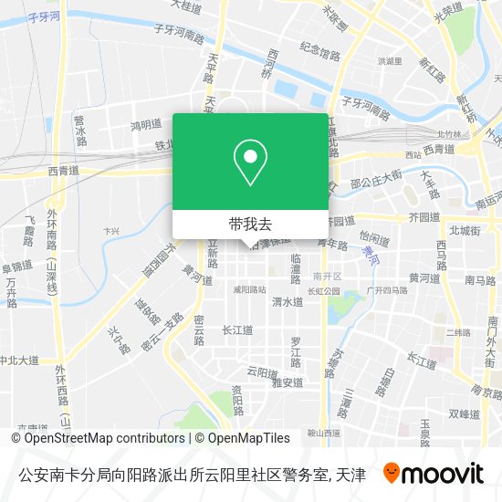 公安南卡分局向阳路派出所云阳里社区警务室地图