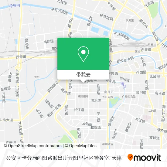 公安南卡分局向阳路派出所云阳里社区警务室地图