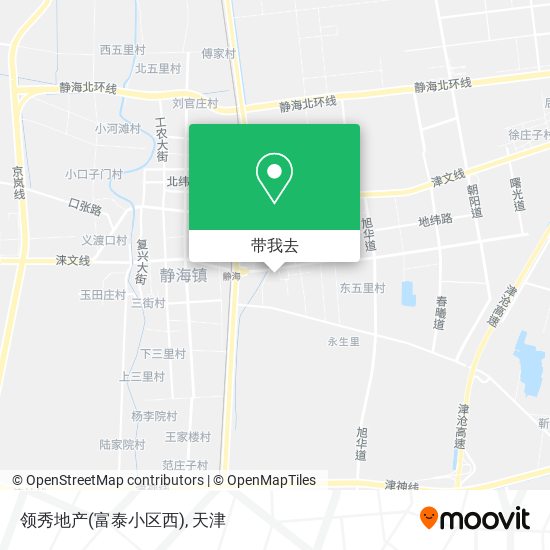 领秀地产(富泰小区西)地图