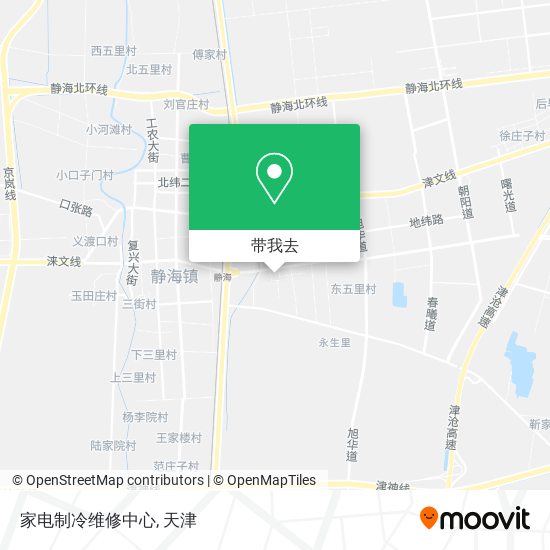 家电制冷维修中心地图