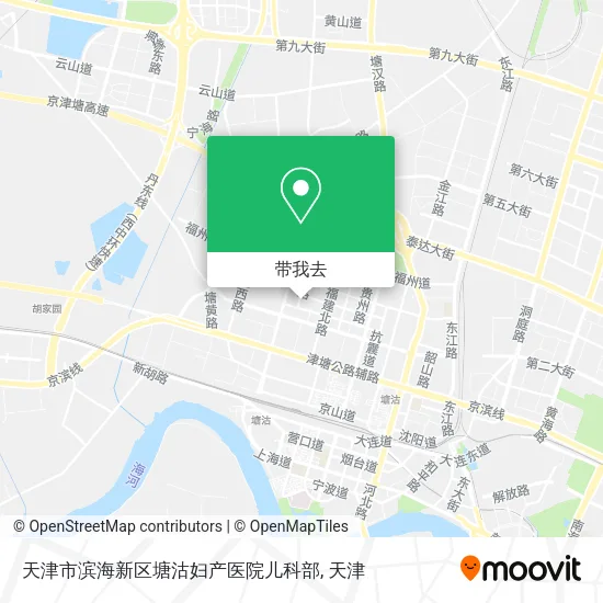 天津市滨海新区塘沽妇产医院儿科部地图