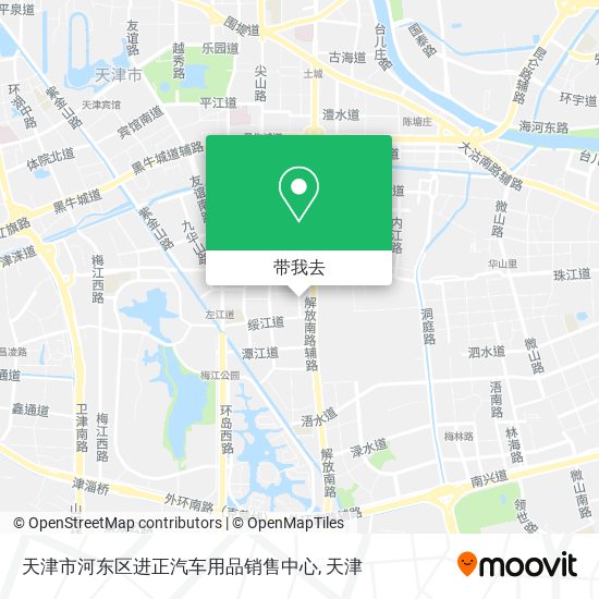 天津市河东区进正汽车用品销售中心地图