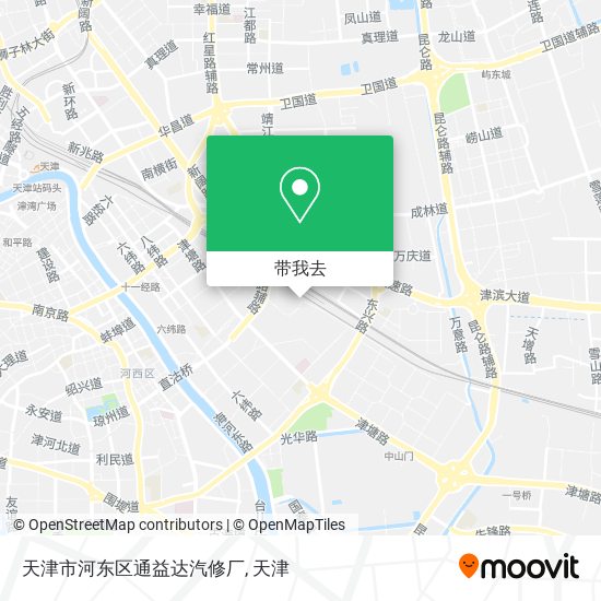 天津市河东区通益达汽修厂地图