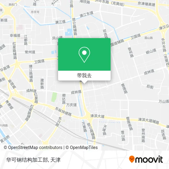 华可钢结构加工部地图