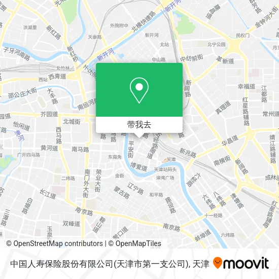 中国人寿保险股份有限公司(天津市第一支公司)地图